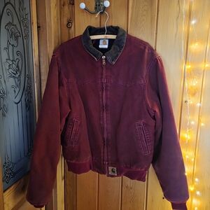 Carhartt Red And Brown Jacket